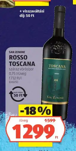 ALDI San Zenone Rosso Toscana ajánlat