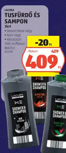 ALDI Lacura tusfürdő és sampon ajánlat