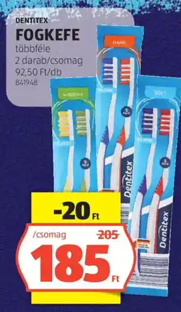 ALDI Dentitex fogkefe ajánlat