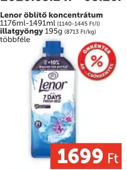 PRIVÁT Lenor öblítő koncentrátum, illatgyöngy ajánlat
