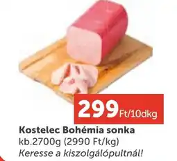 PRIVÁT Kostelec Bohémia sonka ajánlat