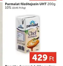 PRIVÁT Parmalat főzőtejszín UHT ajánlat