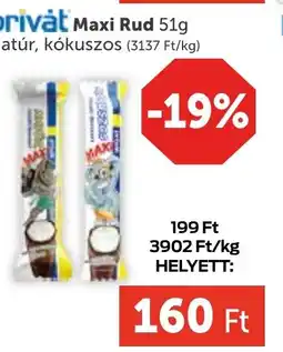 PRIVÁT Maxi Rud ajánlat