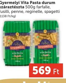 PRIVÁT Gyermelyi Vita Pasta durum száraztészta ajánlat