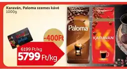 PRIVÁT Karaván, Paloma szemes kávé ajánlat