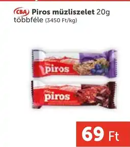 PRIVÁT Piros müzliszelet ajánlat
