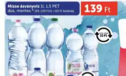 PRIVÁT Mizse ásványvíz ajánlat