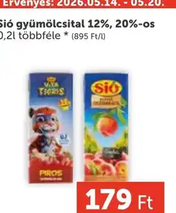 PRIVÁT Sió gyümölcsital ajánlat