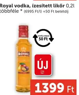 PRIVÁT Royal vodka, ízesített likőr ajánlat