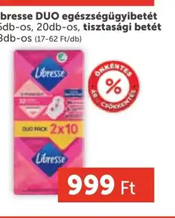 PRIVÁT Libresse duo egészségügyi- és tisztasági betét ajánlat