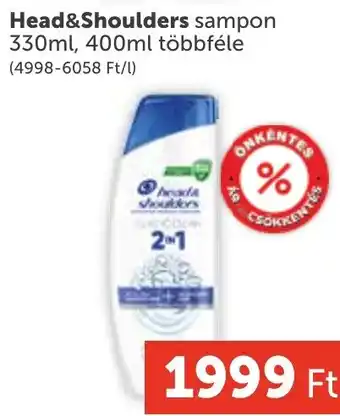PRIVÁT Head & Shoulders sampon ajánlat