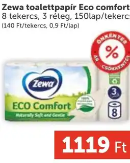 PRIVÁT Zewa toalettpapír Eco comfort ajánlat