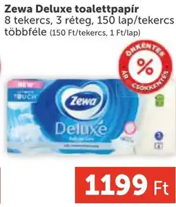 PRIVÁT Zewa Deluxe toalettpapír ajánlat