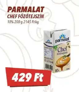 CBA Parmalat Chef főzőtejszín ajánlat