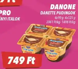 CBA Danone Danette pudingok ajánlat