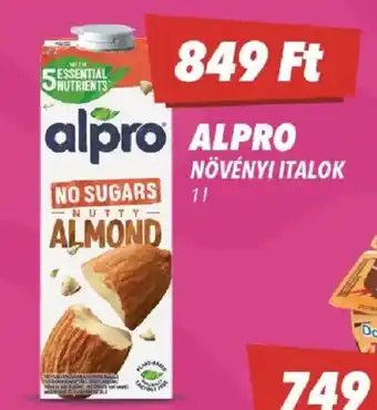 Alpro növényi italok