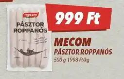 CBA Mecom Pásztor roppanós ajánlat