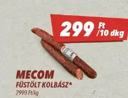CBA Mecom füstölt kolbász ajánlat