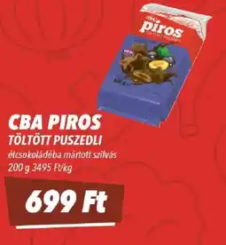 CBA CBA Piros töltött puszedli ajánlat