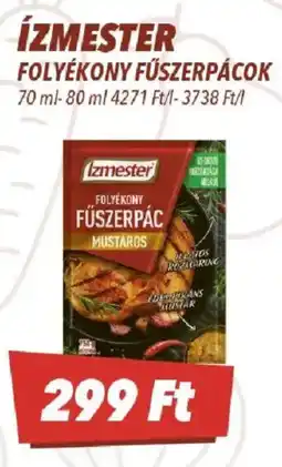 CBA Ízmester folyékony fűszerpácok ajánlat