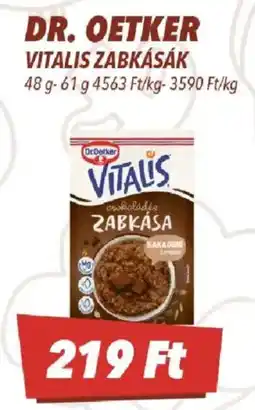 CBA Dr. Oetker Vitalis zabkásák ajánlat