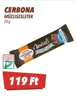 CBA Cerbona müzliszeletek ajánlat