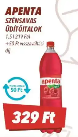 CBA Apenta szénsavas üdítőitalok ajánlat