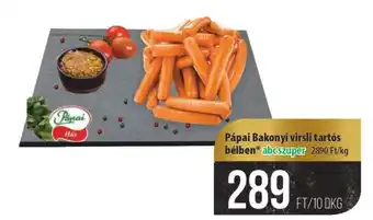 Coop Pápai Bakonyi virsli tartós bélben ajánlat