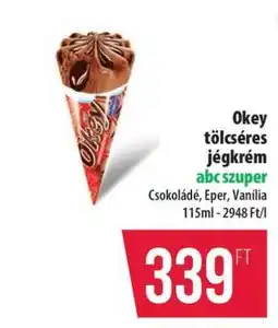 Coop Okey tölcséres jégkrém ajánlat