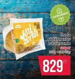 Coop Incola gluténmentes császárzsemle ajánlat