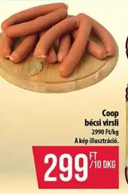 Coop Coop Bécsi virsli ajánlat