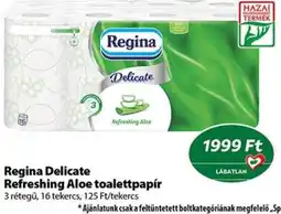 Coop REGINA DELICATE REFRESHING ALOE TOALETTPAPÍR ajánlat