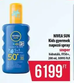 Coop NIVEA SUN Kids gyermek napozó spray ajánlat