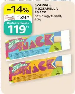 Auchan SZARVASI Mozzarella snack ajánlat
