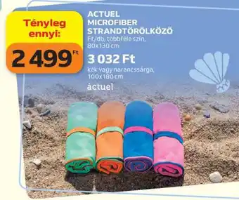 ACTUEL MICROFIBER STRANDTÖRÖLKÖZŐ