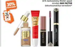 Müller Max Factor dekorkozmetikai termékek ajánlat