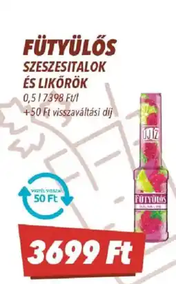 CBA FÜTYÜLŐS SZESZESITALOK ÉS LIKŐRÖK ajánlat