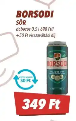 CBA BORSODI SÖR ajánlat