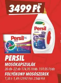CBA PERSIL MOSÓKAPSZULÁK/FOLYÉKONY MOSÓSZEREK ajánlat