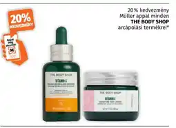 Müller The Body Shop arcápolási termékek ajánlat