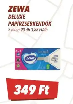 CBA ZEWA DELUXE PAPÍRZSEBKENDŐK ajánlat