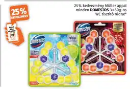 Müller Domestos wc tisztító rúd ajánlat