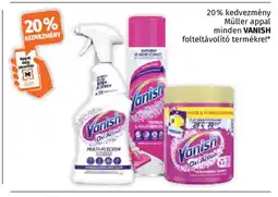 Müller Vanish folteltávolító termékek ajánlat
