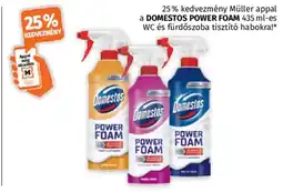 Müller Domestos Power Foam tisztító hab ajánlat