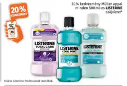 Müller Listerine szájvíz ajánlat