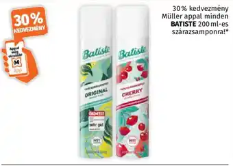 Müller Batiste szárazsampon ajánlat