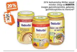 Müller Bebivita üveges bébiétel ajánlat