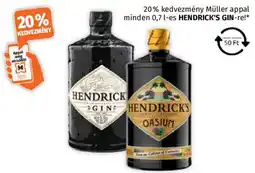 Müller Hendrick's Gin ajánlat