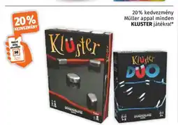 Müller Kluster játék ajánlat