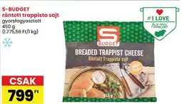 Spar S-Budget rántott trappista sajt ajánlat
